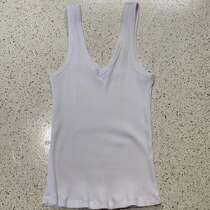 White cotton on tank top